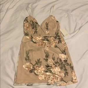 Floral mini dress